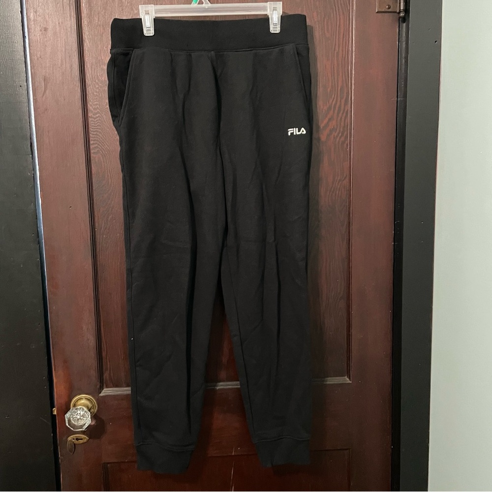 Fila L Black Joggers Sweatpants
